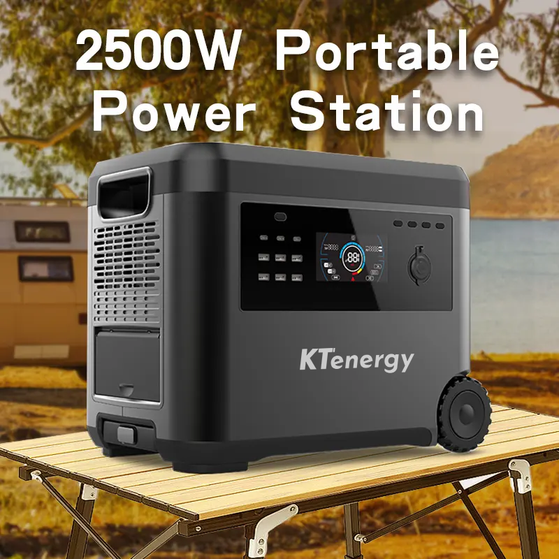 2500W Portable Power Station 2160Wh Backup Lithium Battery Solar Generator for Emergency RV Camping and Home Backup